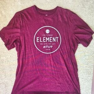 Element Maroon Graphic T-Shirt